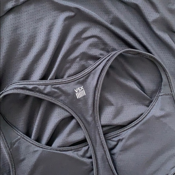 NWOT Victoria’s Secret VSX Knockout Racerback Top Black - Picture 7 of 8